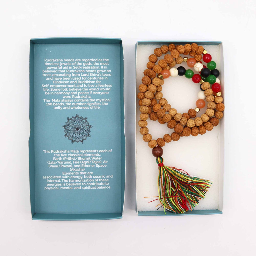 Bali Mala Necklace – front view, NooEdge UK