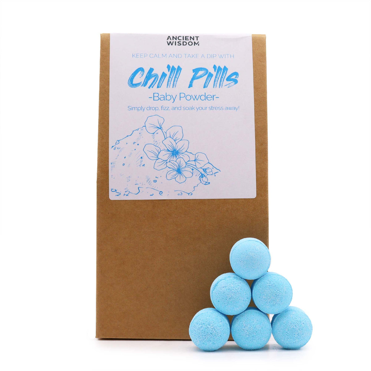 Chill Pills Gift Pack 350g – Baby Powder, NooEdge UK