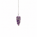 Raw Gemstone Pendulum – Amethyst, NooEdge UK