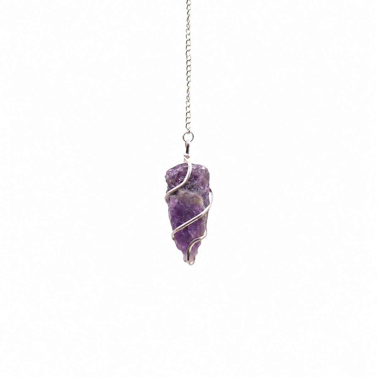 Raw Gemstone Pendulum – Amethyst, NooEdge UK