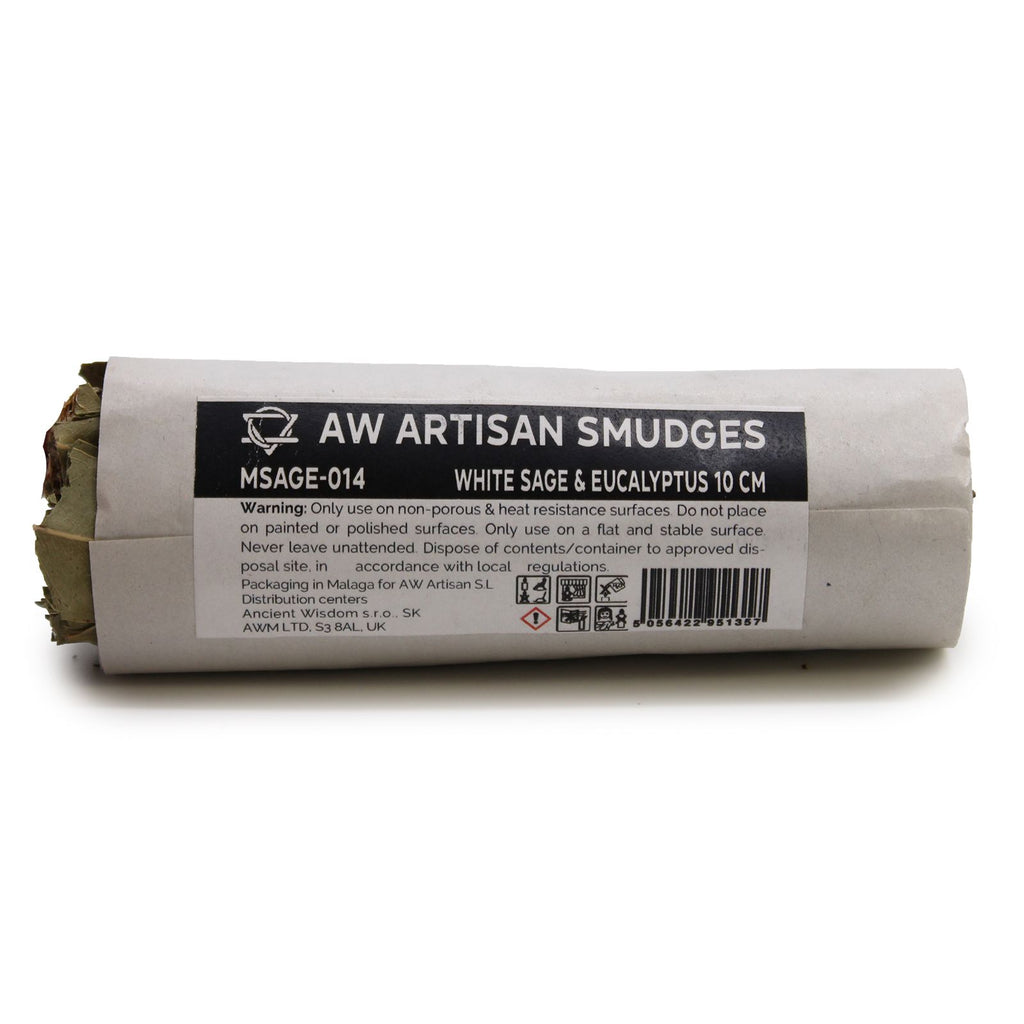 Smudge Stick – White Sage & Eucalyptus 10 cm – NooEdge UK
