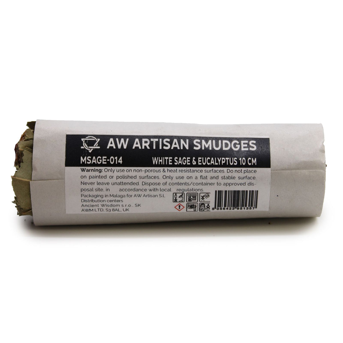 Smudge Stick – White Sage & Eucalyptus 10 cm – NooEdge UK