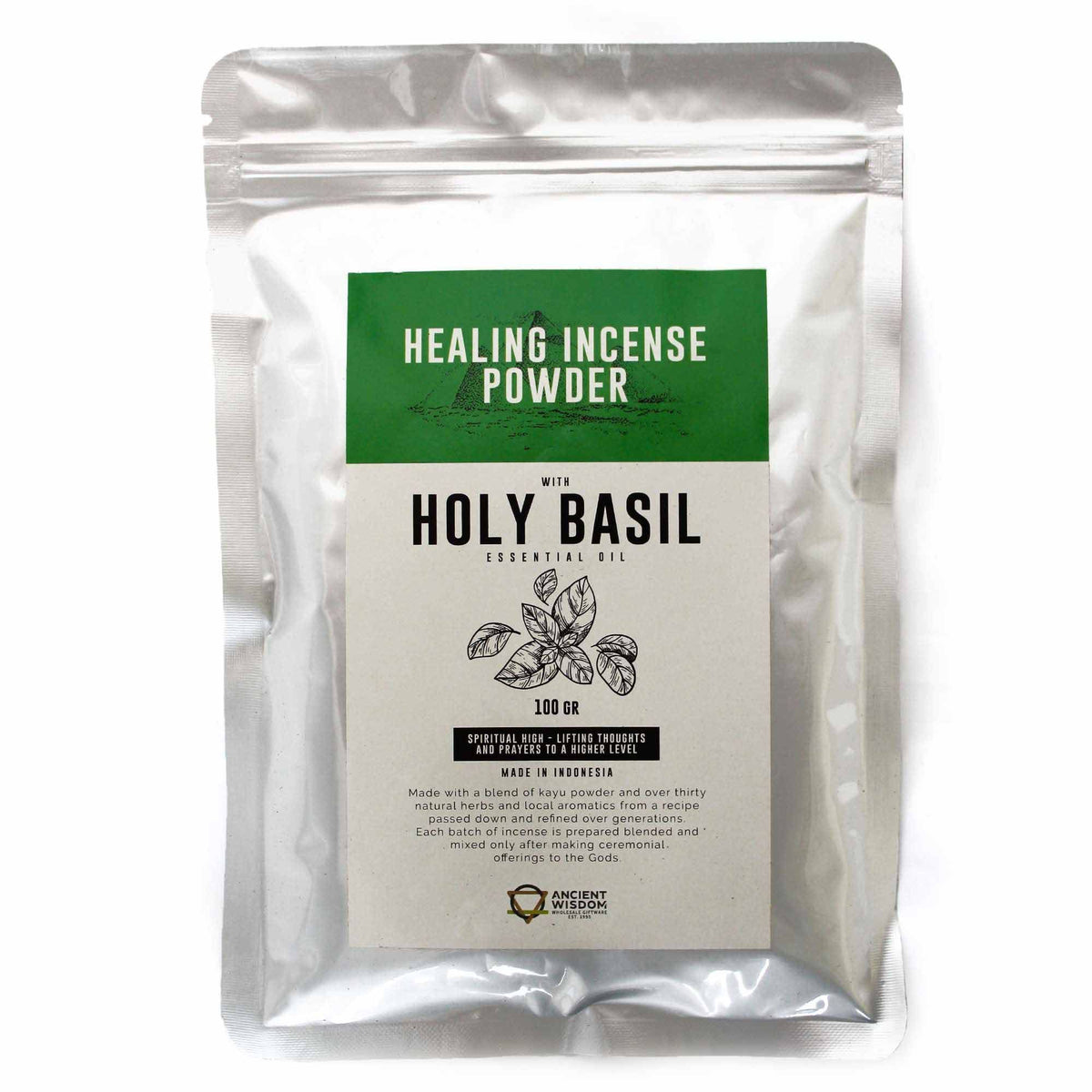 Herbal Incense Powder – Holy Basil 100gm, NooEdge UK