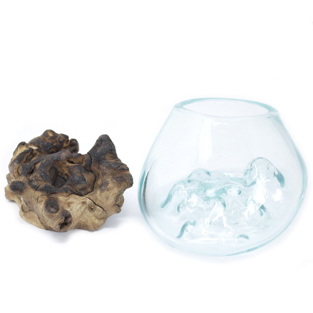 Molten Glass on Wood – front view, NooEdge UK