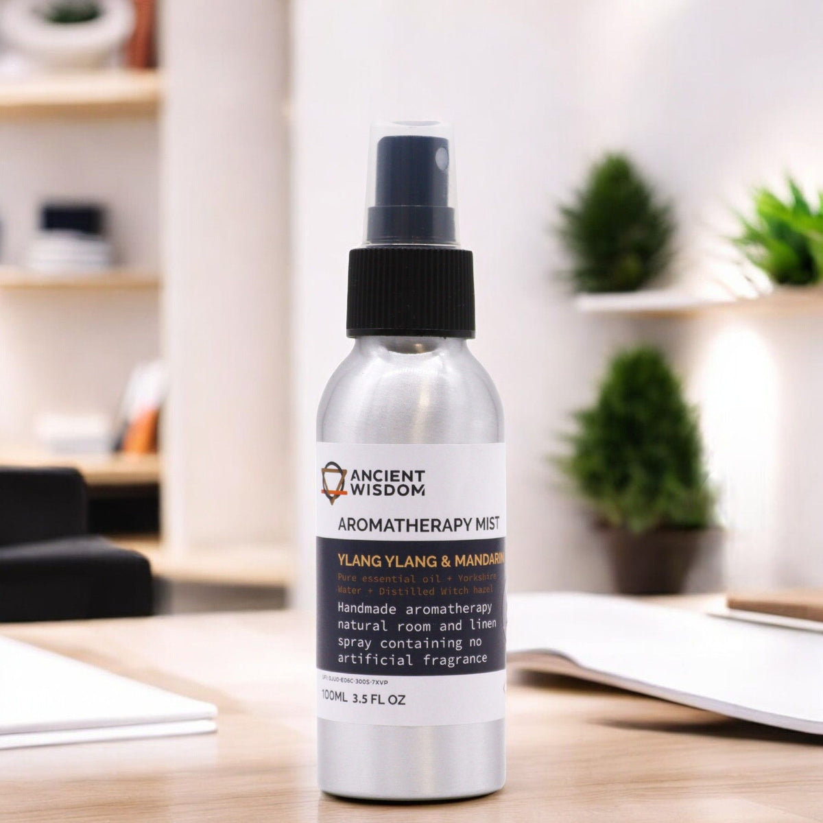 100ml Essential Oil Mist – Ylang Ylang & Mandarin, NooEdge UK