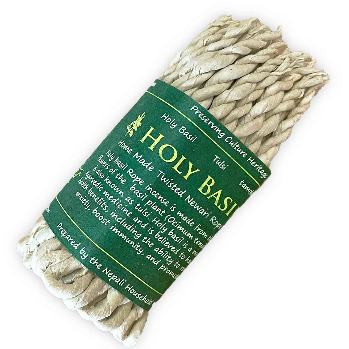 Pure Herbs Rope Incense – Holy Basil, NooEdge UK