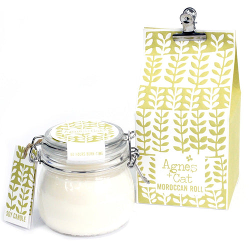 Agnes + Cat Kilner Jar Candle – Moroccan Roll, NooEdge UK