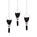 Angel Pendulum with Ring – Black Agate, NooEdge UK