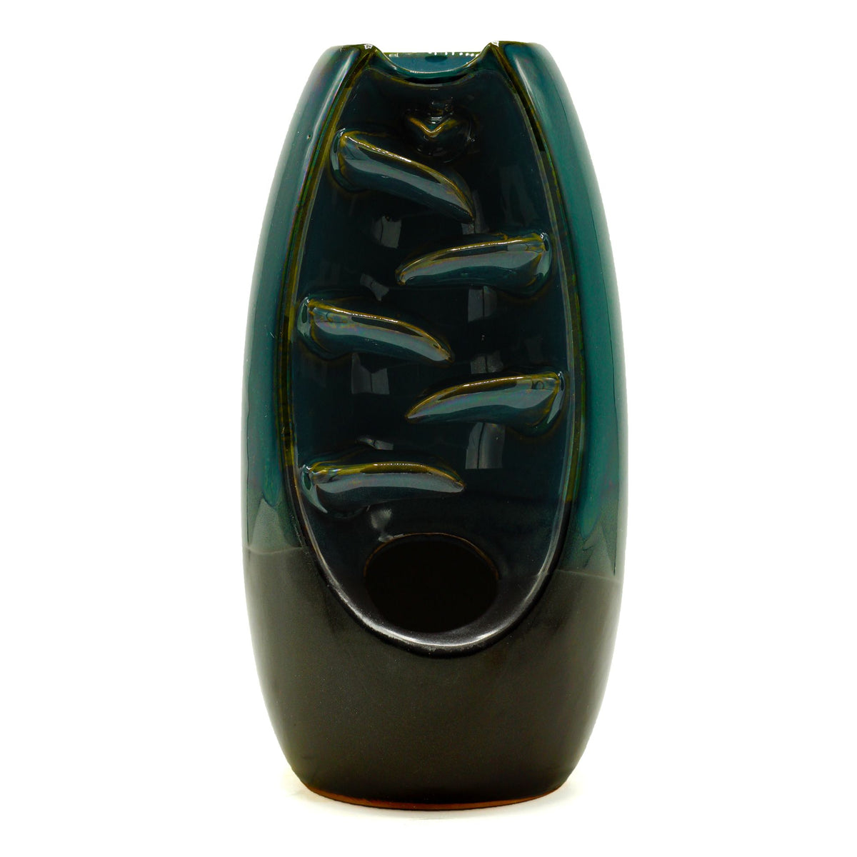 Backflow Incense Burner – Serine Oval Cascade, NooEdge UK