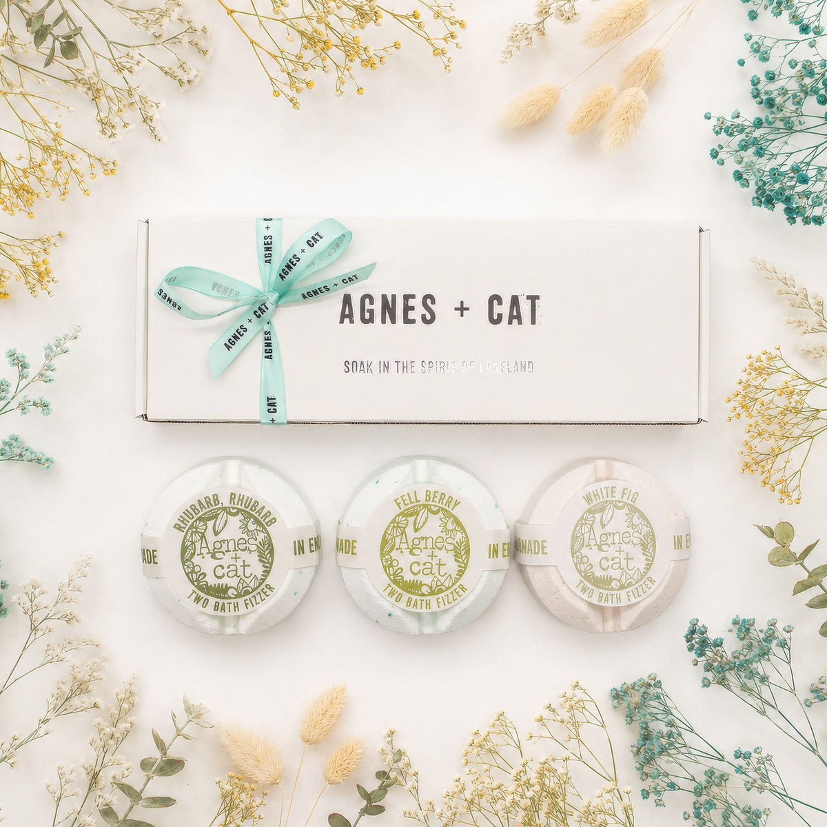 Agnes + Cat Bath Fizzer Gift Set – Berry & Fig, NooEdge UK