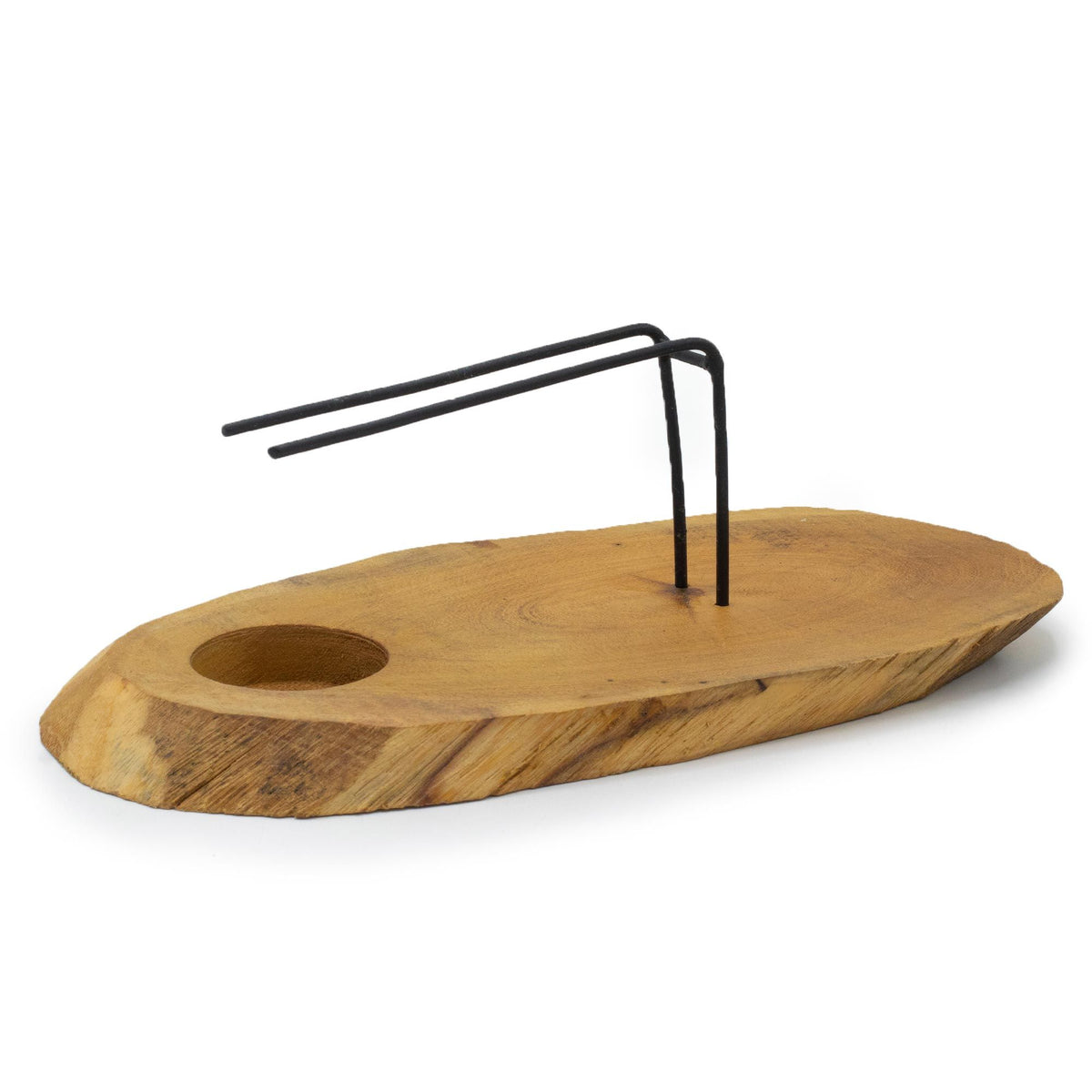 Palo Santo Heater – Natural Gamhar Wood close-up, NooEdge UK