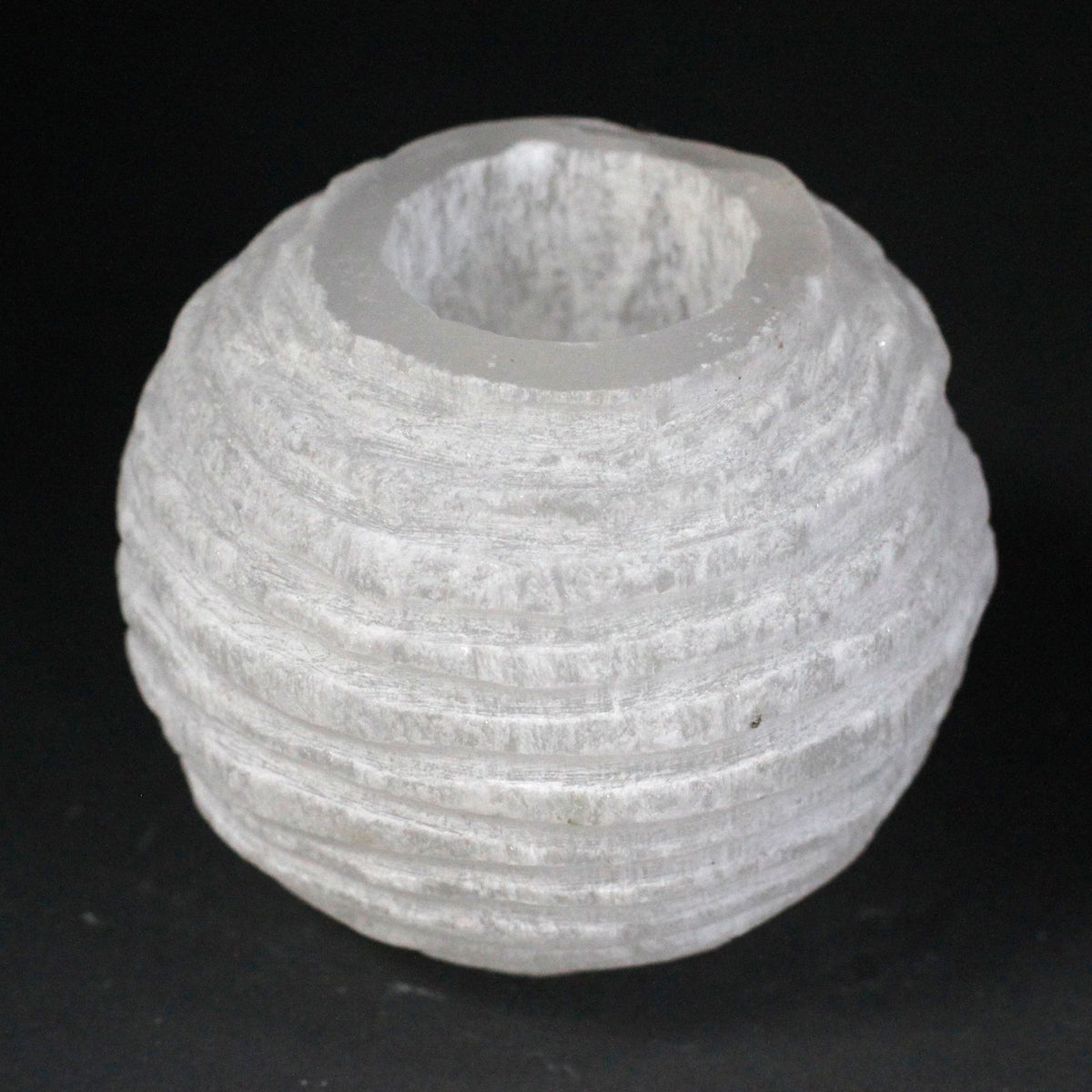 Selenite Snowball Candle Holder, NooEdge UK