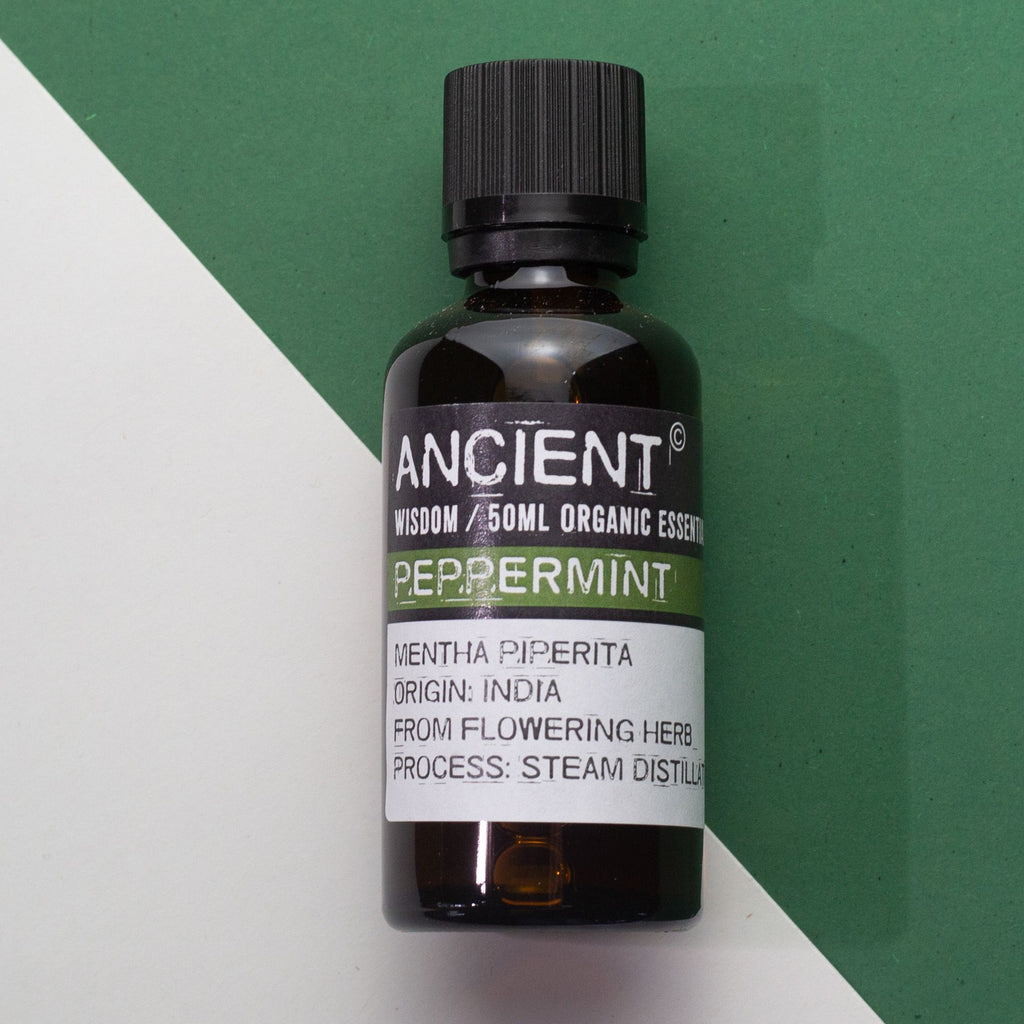 Peppermint Organic Essential Oil 50ml detail, NooEdge UK