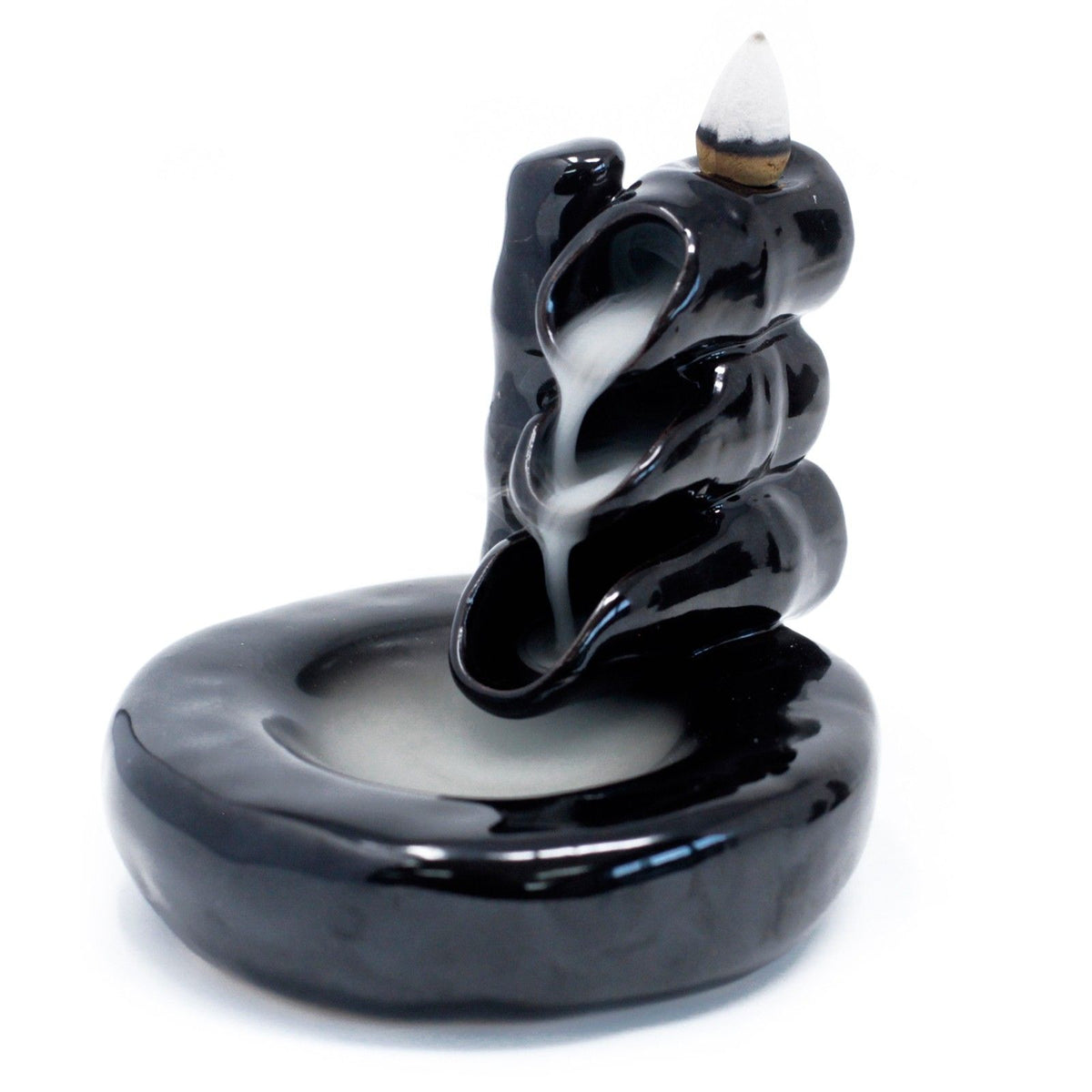 Backflow Incense Burner – Bamboo & Pool, NooEdge UK