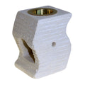 Stone Oil Burner – Stepped Wave – NooEdge UK