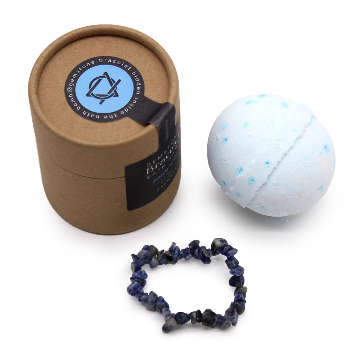 Gem Bracelet Bath Bomb – Sodalite, NooEdge UK