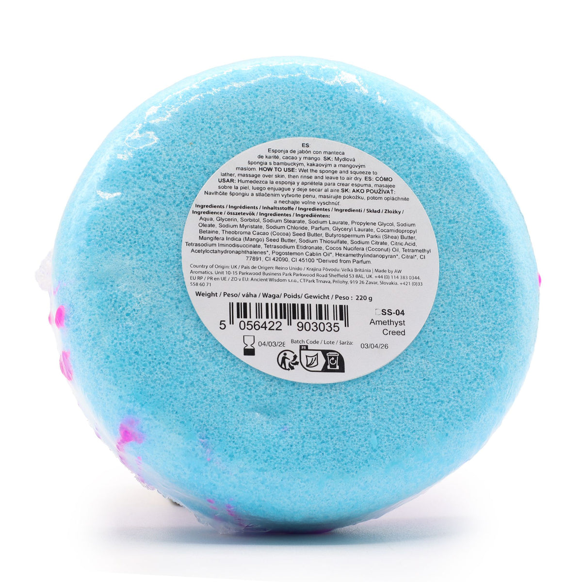 Butter Bubble Soap – Amethyst Creed, NooEdge UK