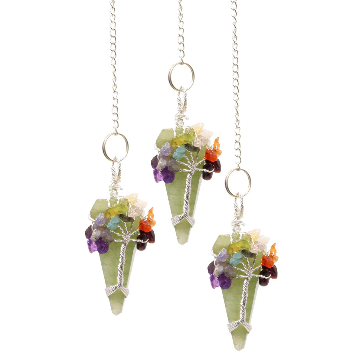 Magic Pendulum - Seven Chakra – Aventurine, NooEdge UK