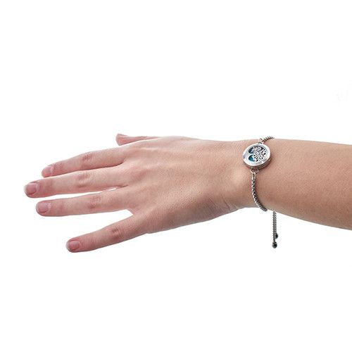 Angel Wings Aromatherapy Diffuser Bracelet – alternate angle, NooEdge UK