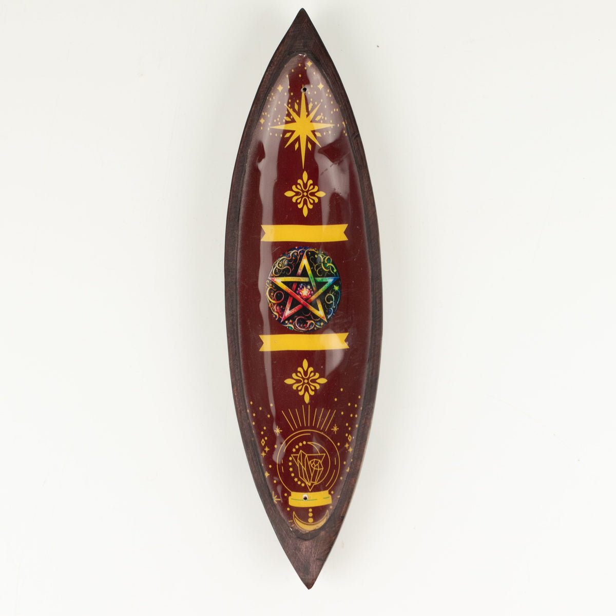 Enamel Incense Bowl - Mango Wood – Pentagon, NooEdge UK