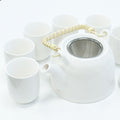 Herbal Teapot Set – Classic White, NooEdge UK