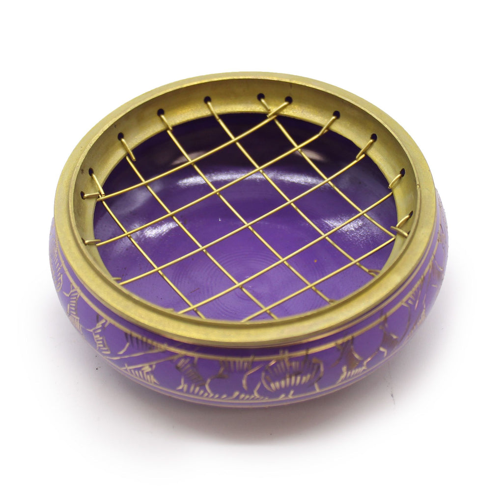Chakra Charcoal Incense Jar – Crown close-up, NooEdge UK