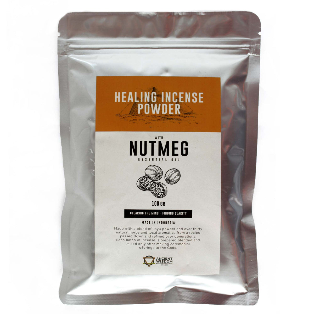 Herbal Incense Powder – Nutmeg 100gm, NooEdge UK