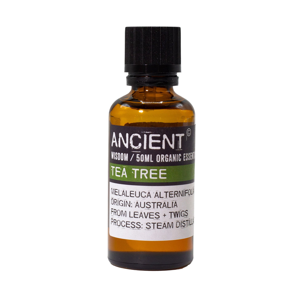Tea Tree Organic Essential Oil 50ml close-up, NooEdge UK