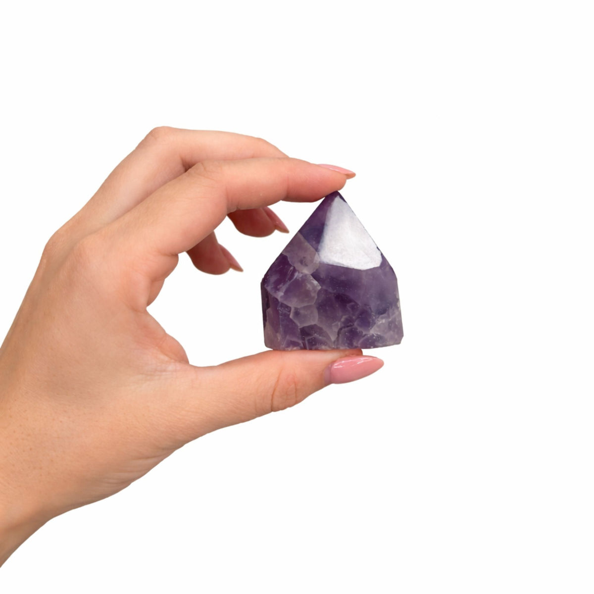 Gemstone Top Polished Points – Amethyst A grade (approx 5-6 pieces) close-up, NooEdge UK