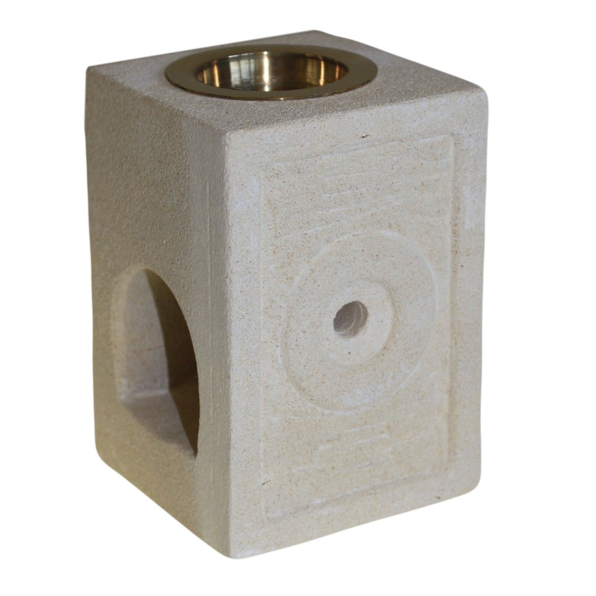 Stone Oil Burner – Square Moorish, NooEdge UK