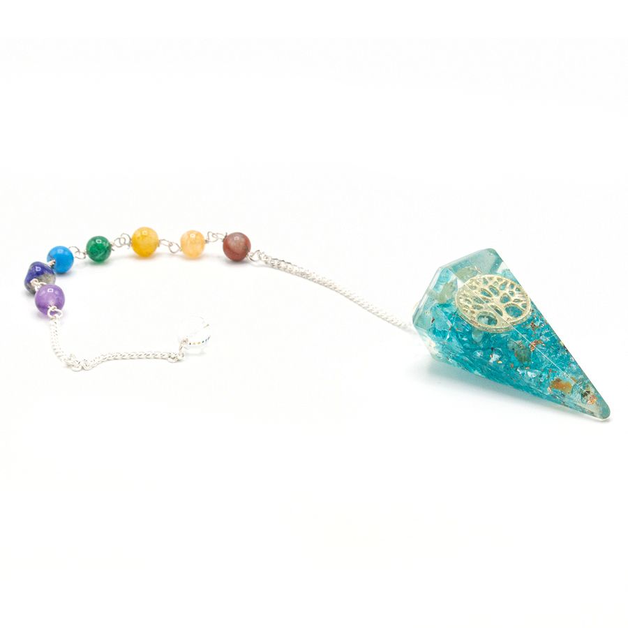 Orgonite Power Chakra Pendulum – Tree of Life, NooEdge UK