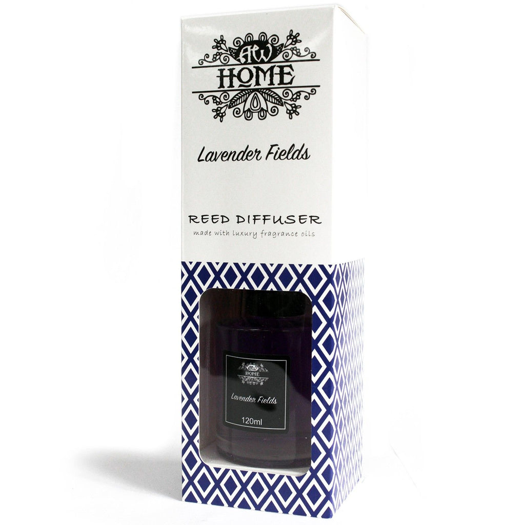 120ml Reed Diffuser – Lavender Fields close-up, NooEdge UK