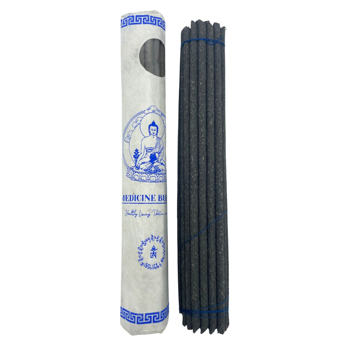 Rolled Pack of 30 Premium Tibetan Incense – Medicine Buddha, NooEdge UK