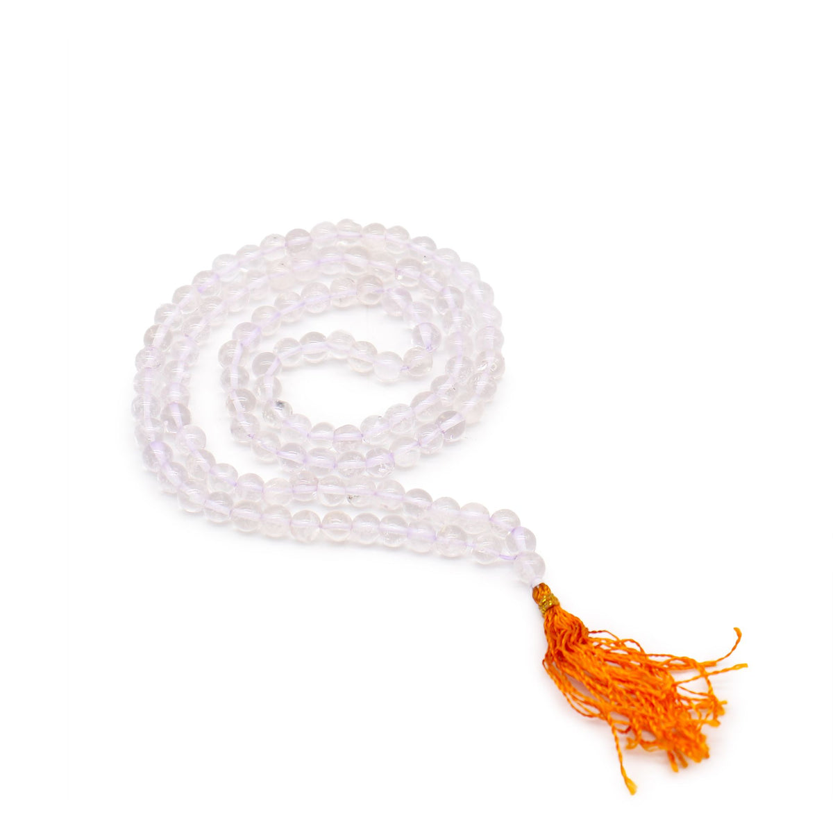 108 Bead Mala – Rock Crystal, NooEdge UK