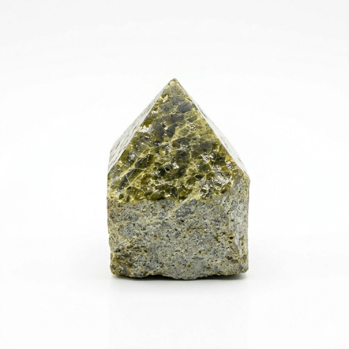 Gemstone Top Polished Points – Epidote A grade (5-6 pieces), NooEdge UK