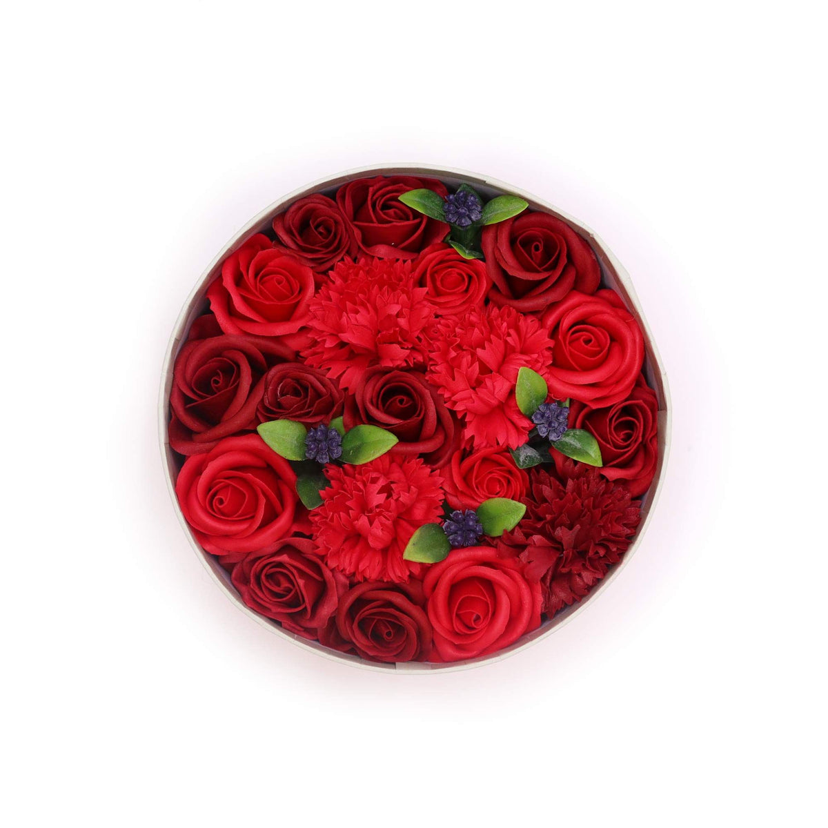 Round Box – Classic Red Roses, NooEdge UK
