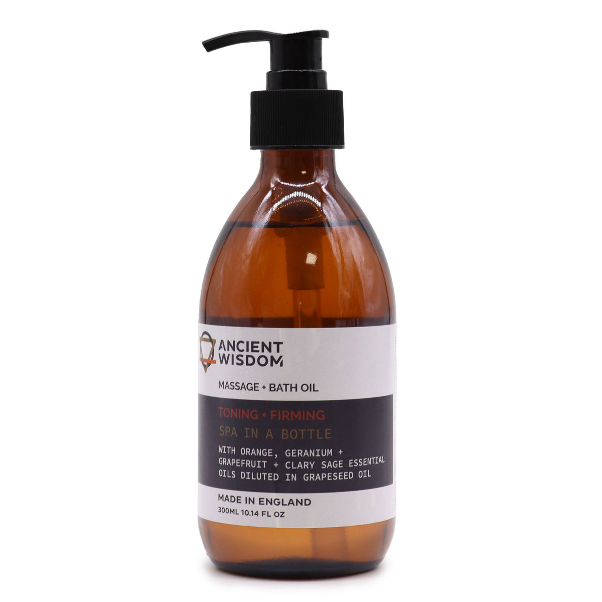 Aromatherapy Massage and Bath Oil – Toning 300ml, NooEdge UK