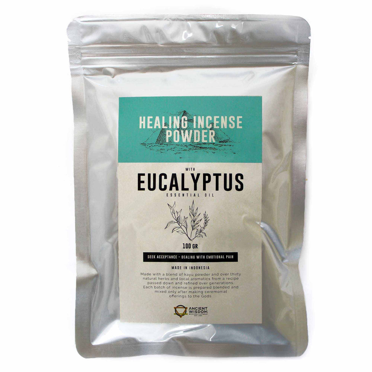 Herbal Incense Powder – Eucalyptus 100gm, NooEdge UK