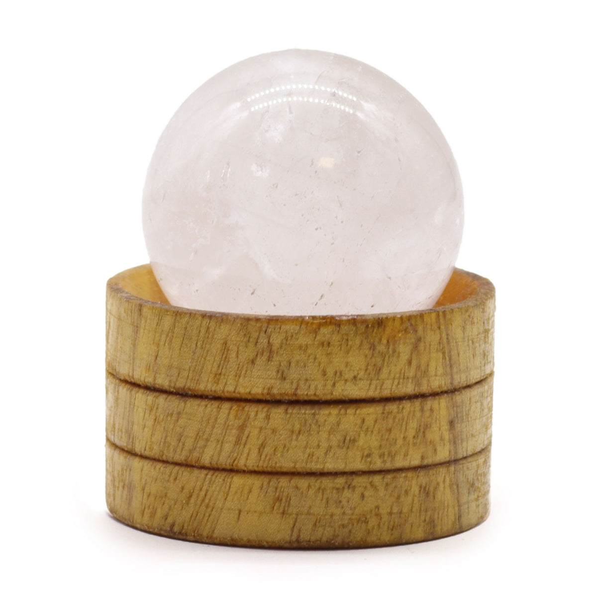 Gemstone Sphere 40mm – Clear Quartz with Stand, NooEdge UK
