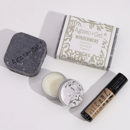 Agnes + Cat Wellness Gift Set – Lake Breeze close-up, NooEdge UK