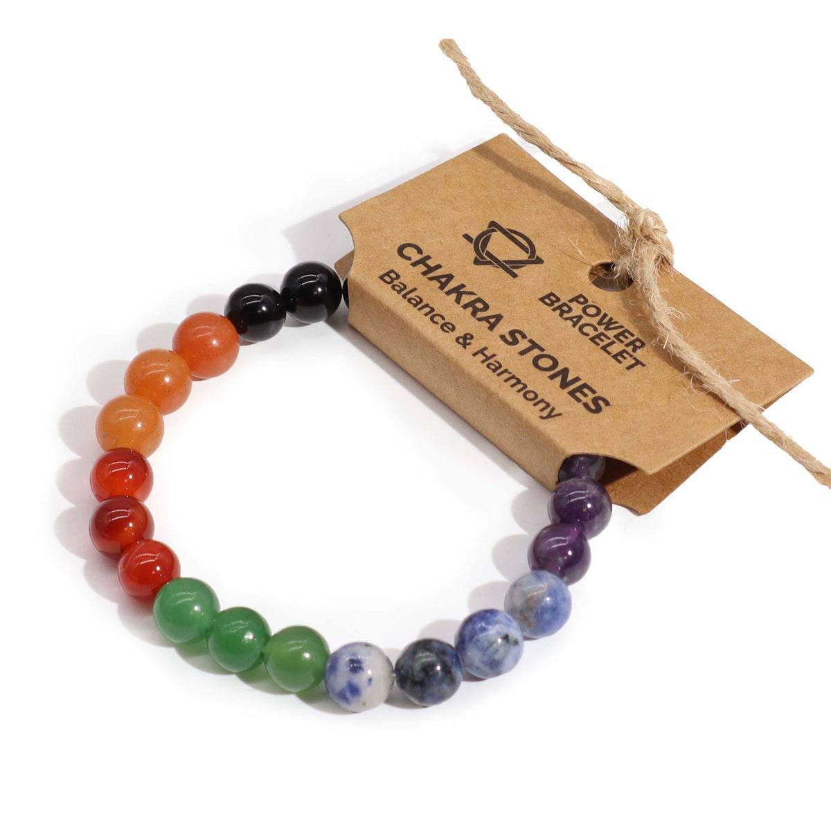Power Bracelet – Chakra Stones, NooEdge UK