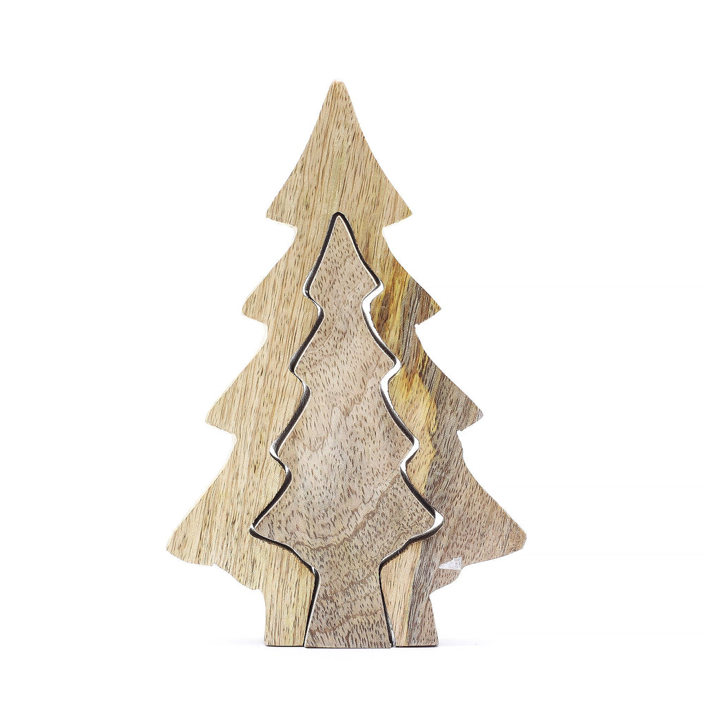 Small Tree in a Tree Wooden Decoration, NooEdge UK