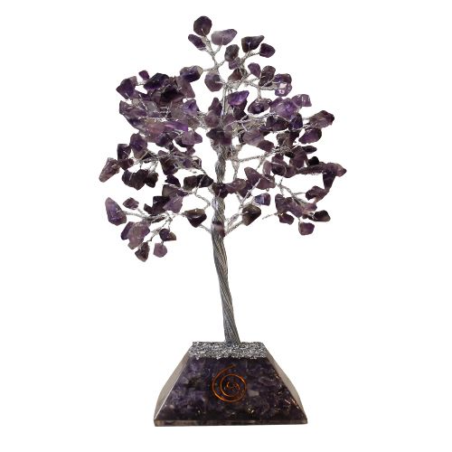 Gemstone Tree with Orgonite Base 160 Stone – Amethyst, NooEdge UK