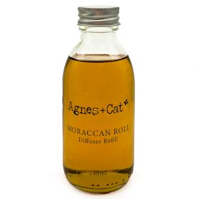 Agnes + Cat Reed Diffuser Refill – Moroccan Roll 140ml – NooEdge UK