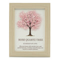 Gemstone Picture Tree of Life – Rose Quartz (20x14.7x1cm), NooEdge UK