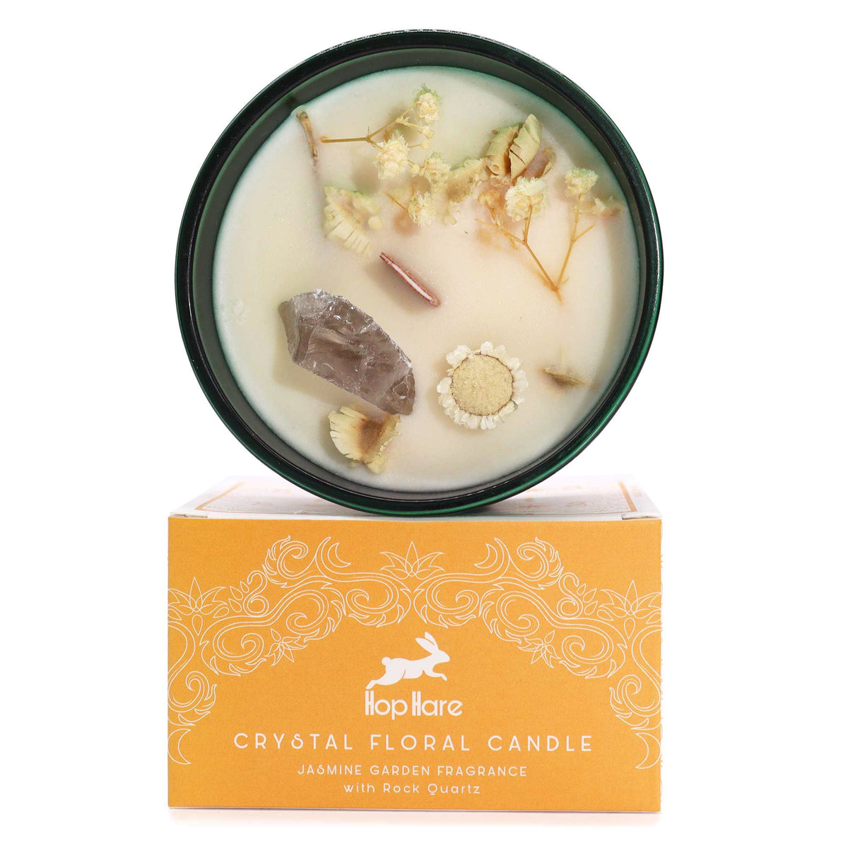 Hop Hare Crystal Magic Flower Candle – The Lion, NooEdge UK