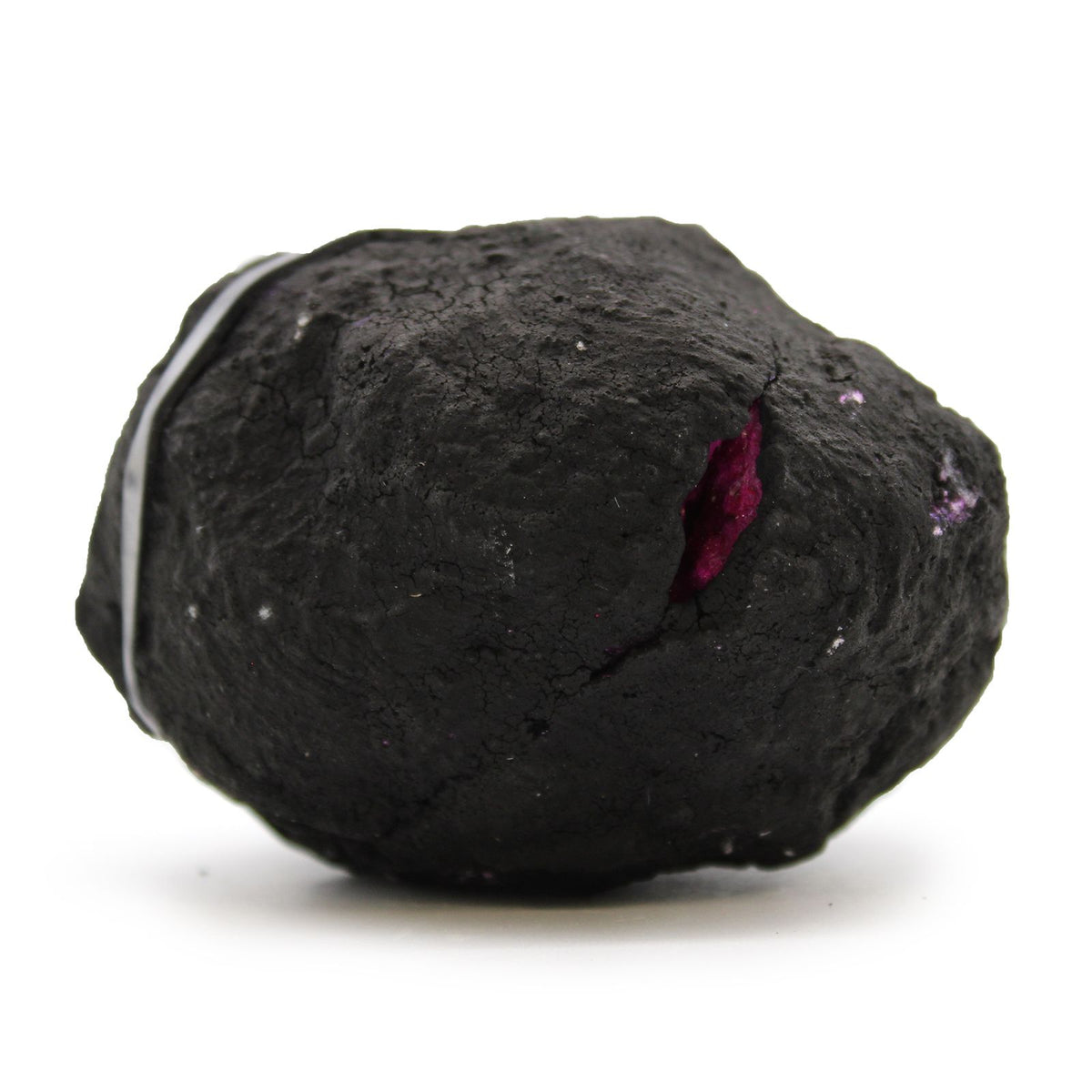 Coloured Calcite Geode – front view, NooEdge UK