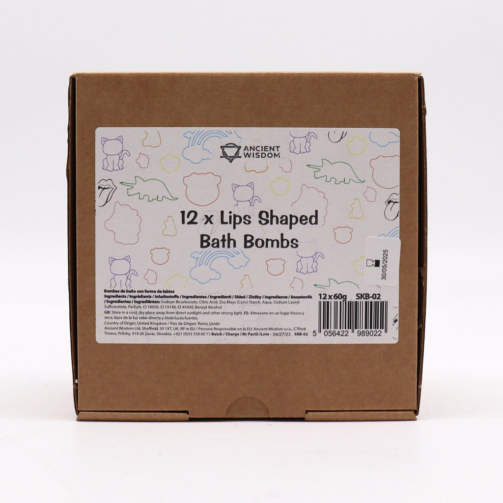 Lips Bath Bomb 60g – alternate angle, NooEdge UK