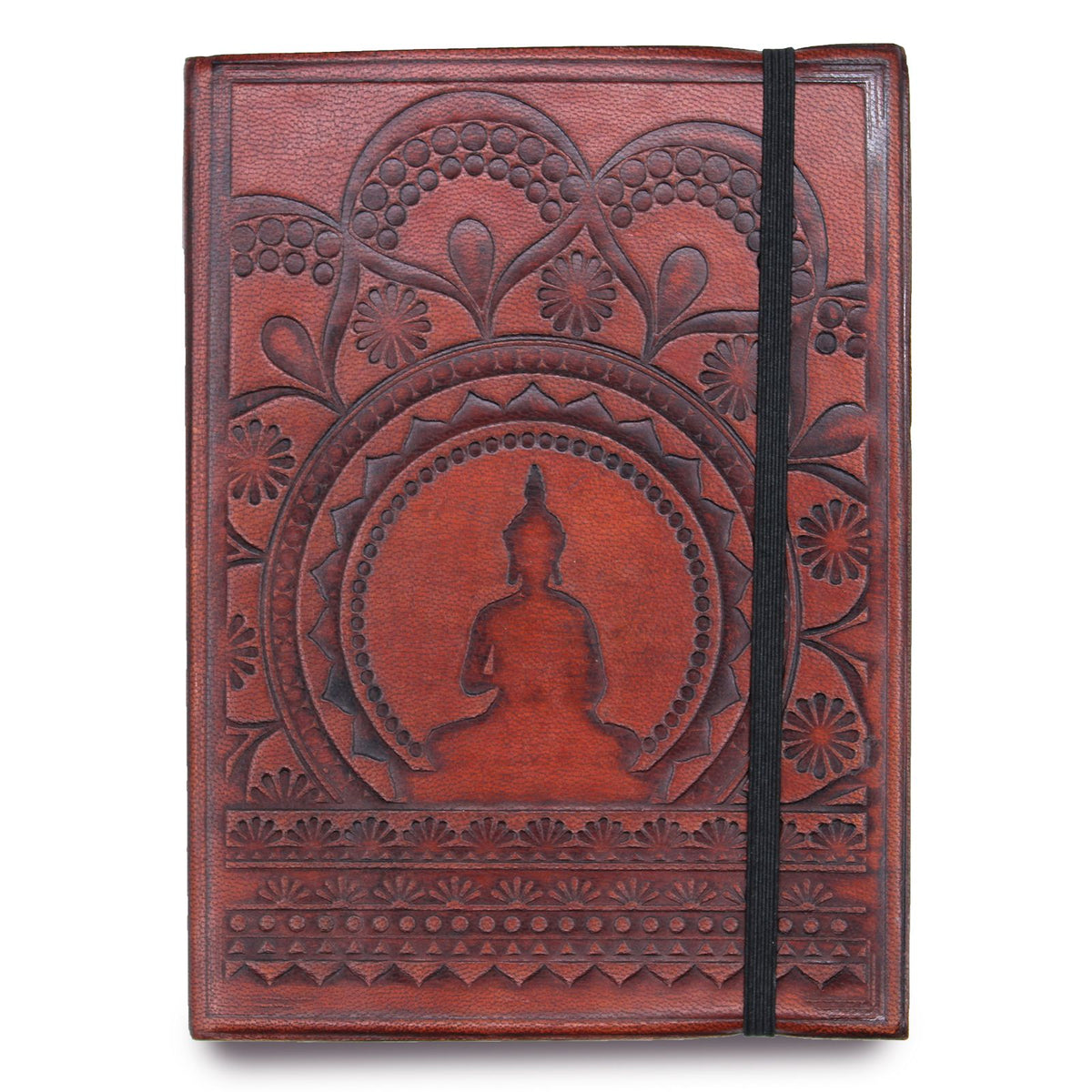 Notebook with Strap – Small Tibetan Mandala, NooEdge UK