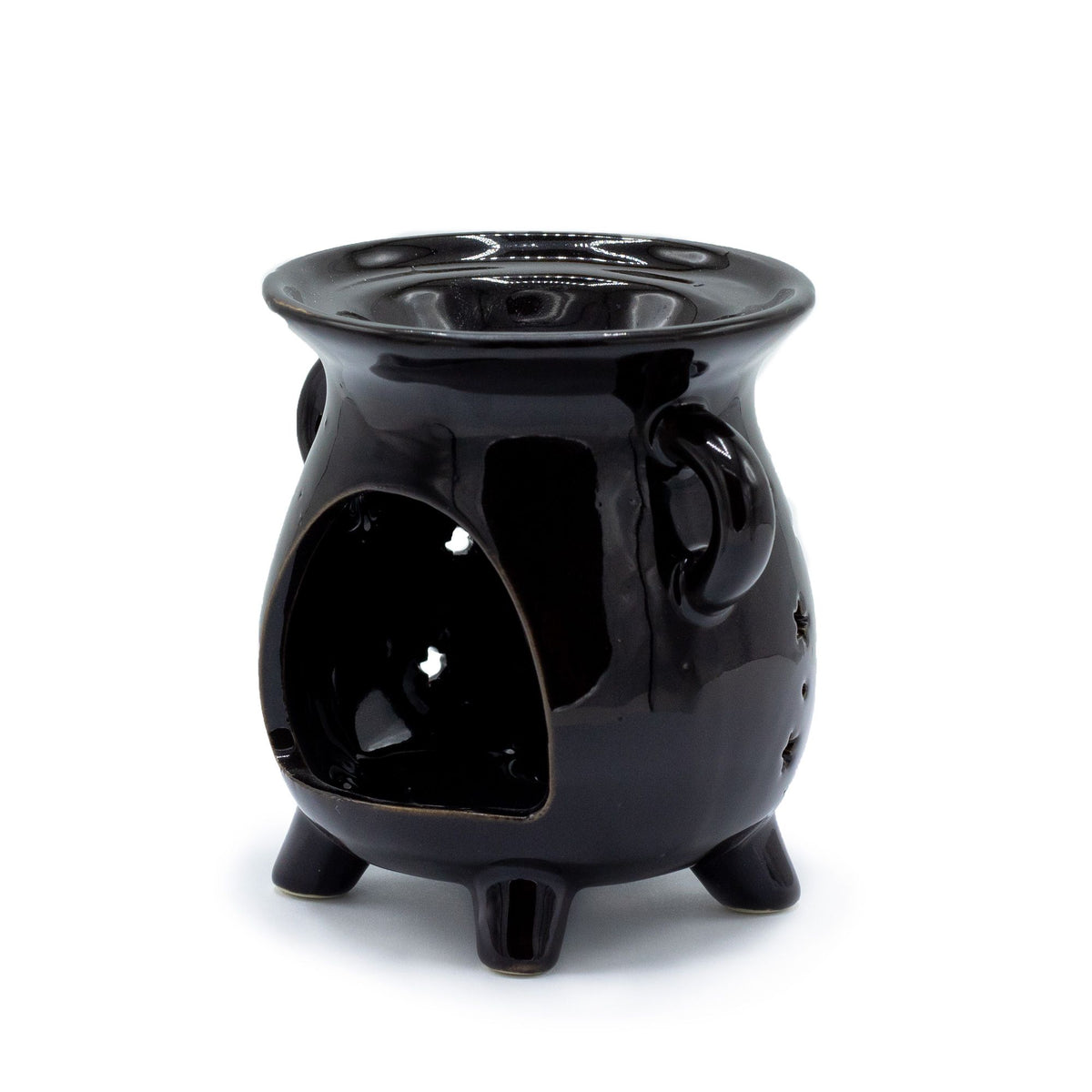 Cauldron Oil Burner Moon Phase – Black, NooEdge UK